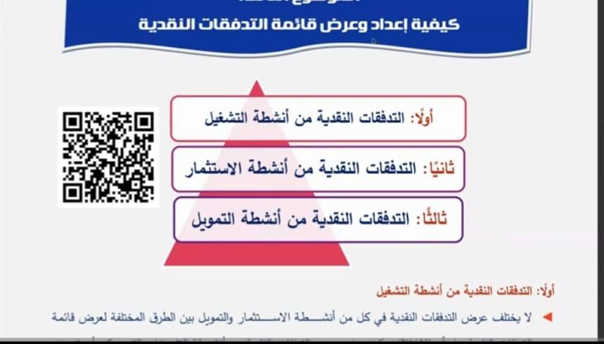 تعلم بمثال عملي كيف تعد قائمة التدفقات النقدية